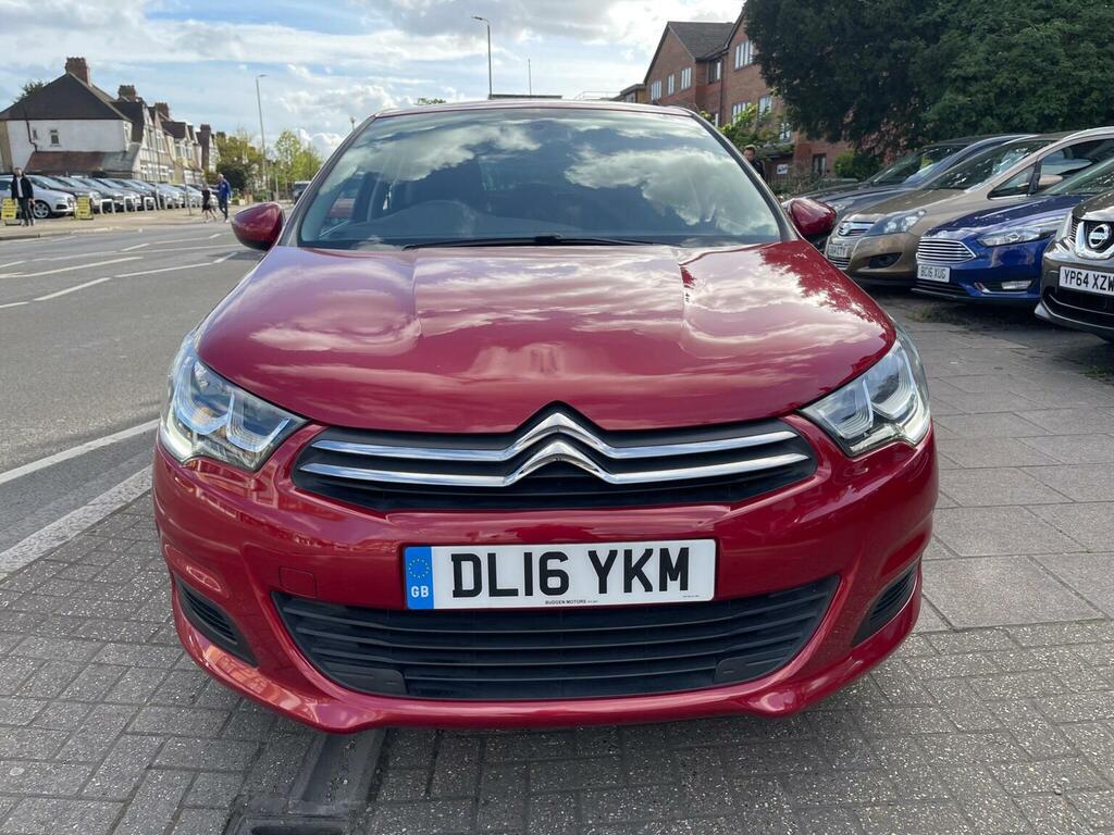 Citroen C4 Hatchback 1.6 Bluehdi Feel Euro 6 Ss 2016 Red #6