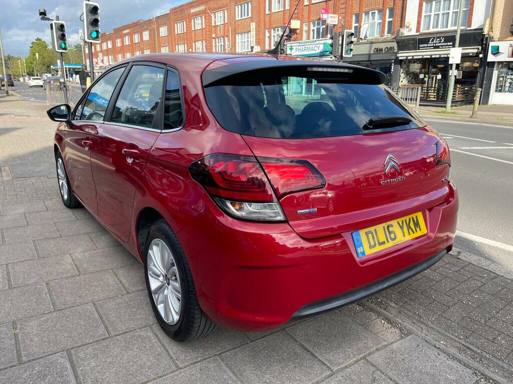 Citroen C4 Hatchback 1.6 Bluehdi Feel Euro 6 Ss 2016 Red #5