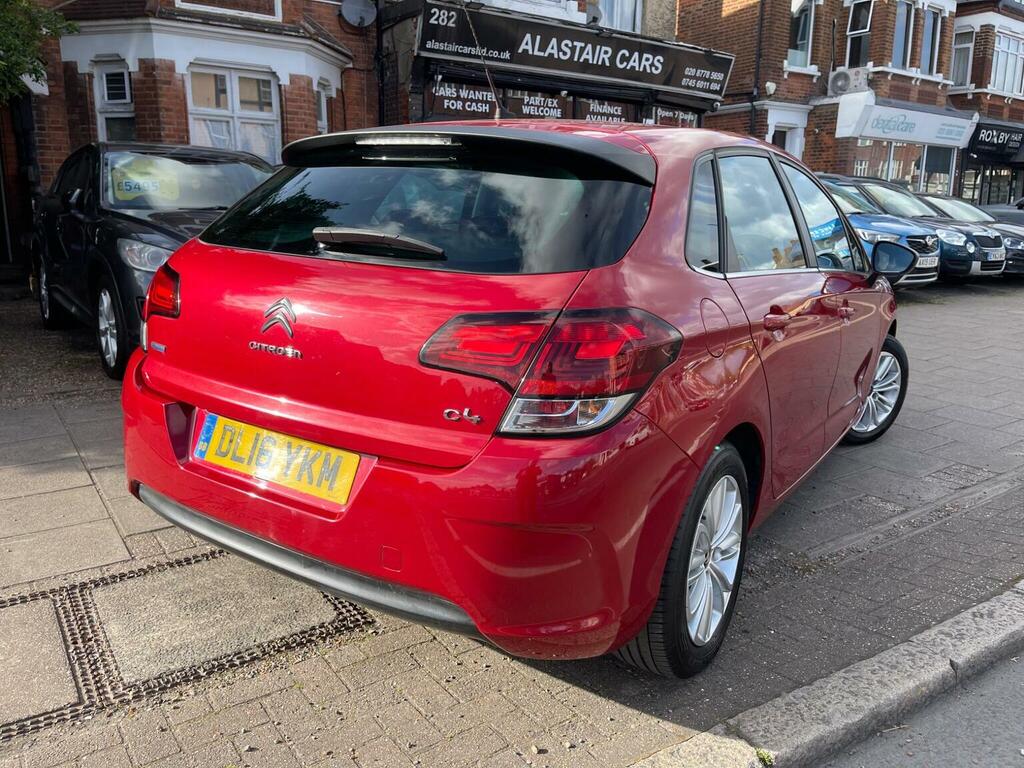 Citroen C4 Hatchback 1.6 Bluehdi Feel Euro 6 Ss 2016 Red #3
