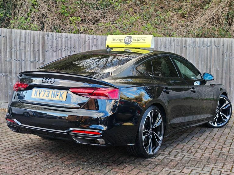 Audi A5 2.0 Tfsi 40 Black Edition Sportback S Tronic Euro KY73NFK Black #4