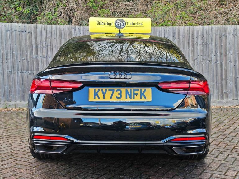 Audi A5 2.0 Tfsi 40 Black Edition Sportback S Tronic Euro KY73NFK Black #6