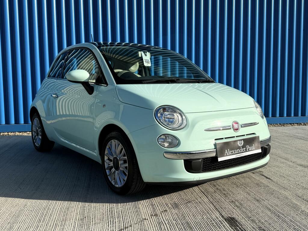 Fiat 500 1.2 Lounge Hatchback Euro 6 Ss Green