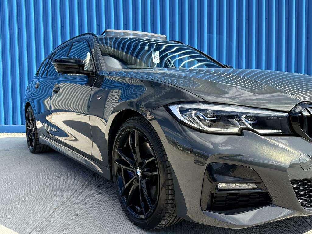 BMW 3 Series 3.0 330D M Sport Plus Edition Touring A Grey #2