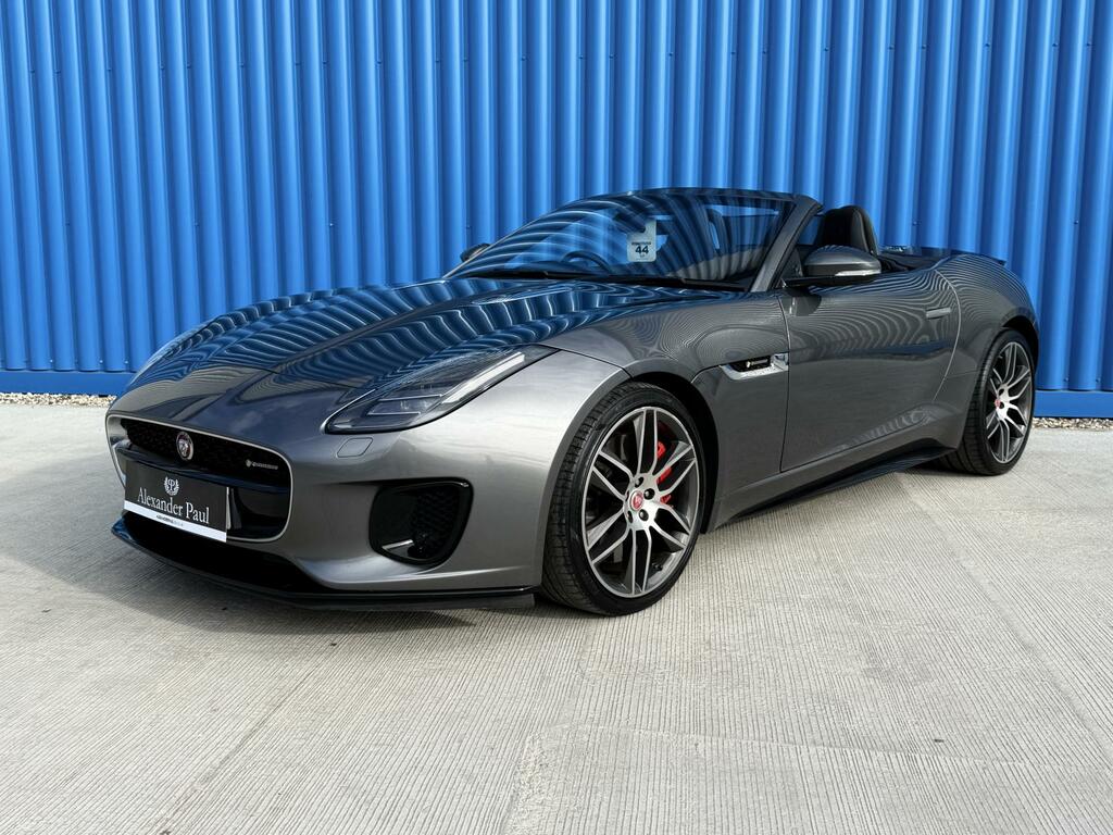 Jaguar F-Type 3.0 V6 Gpf R-dynamic Convertible E OY68JVE Grey #6