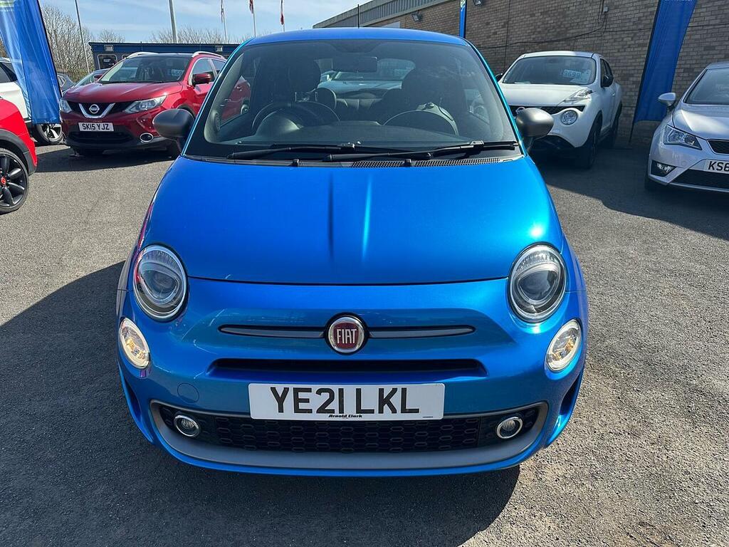 Fiat 500 1.0 Mhev Sport Euro 6 Ss YE21LKL Blue #3