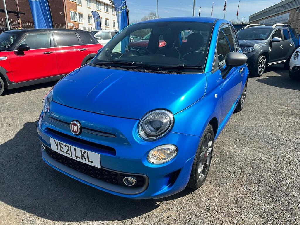 Fiat 500 1.0 Mhev Sport Euro 6 Ss YE21LKL Blue #4