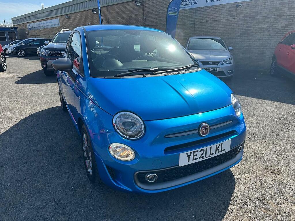 Fiat 500 1.0 Mhev Sport Euro 6 Ss YE21LKL Blue #2