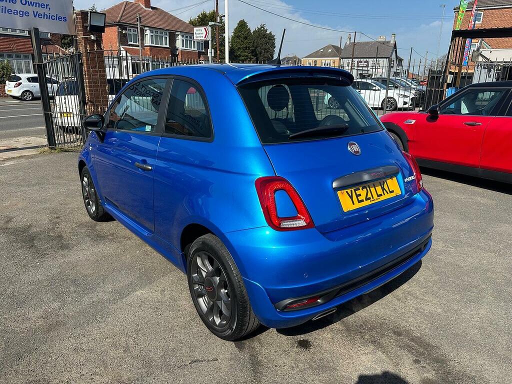 Fiat 500 1.0 Mhev Sport Euro 6 Ss YE21LKL Blue #6