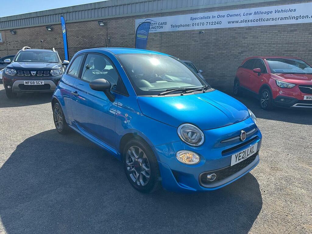 Fiat 500 1.0 Mhev Sport Euro 6 Ss YE21LKL Blue