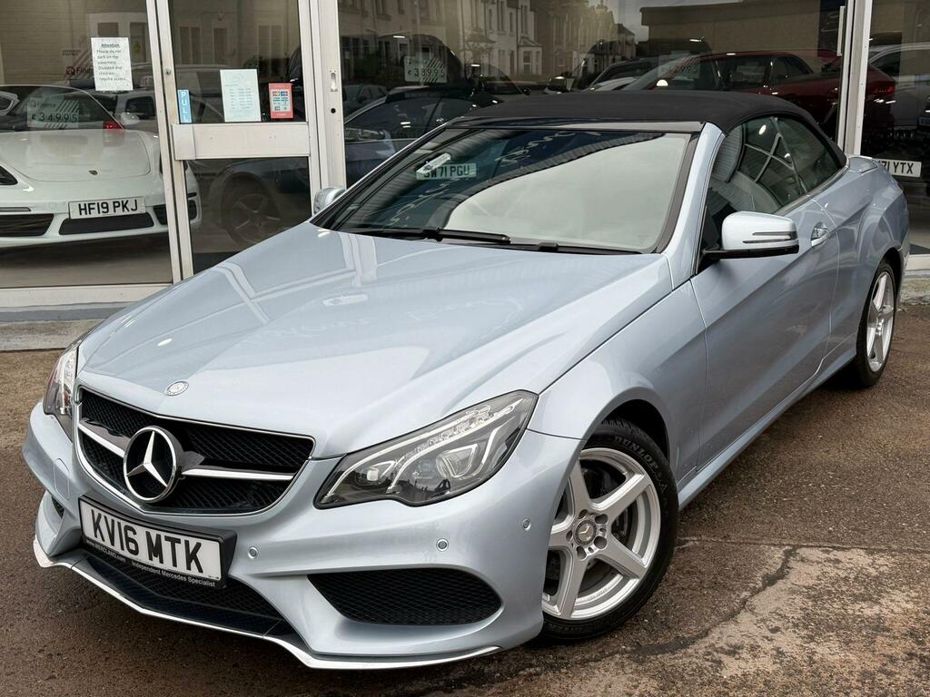 Mercedes-Benz E Class 2.1 E220d Amg Line Edition Premium Cabriolet G-t KV16MTK Silver #4