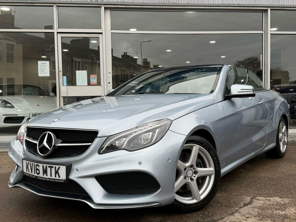 Mercedes-Benz E Class 2.1 E220d Amg Line Edition Premium Cabriolet G-t Silver