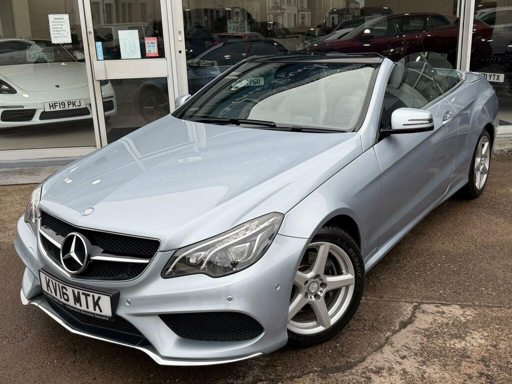 Mercedes-Benz E Class 2.1 E220d Amg Line Edition Premium Cabriolet G-t KV16MTK Silver #6