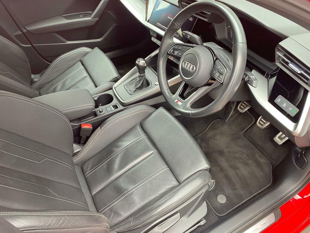 Audi A3 1.0 Tfsi 30 S Line Euro 6 Ss ST70YNO Red #5