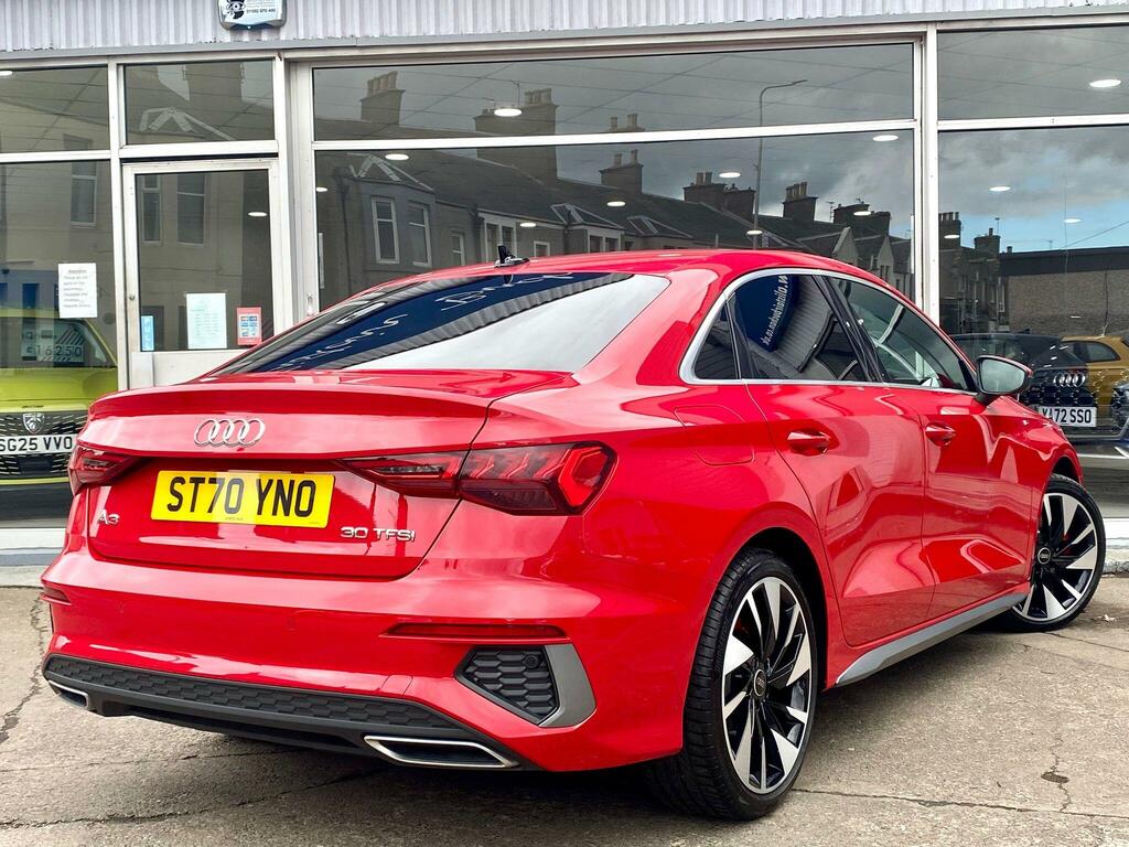 Audi A3 1.0 Tfsi 30 S Line Euro 6 Ss ST70YNO Red #3