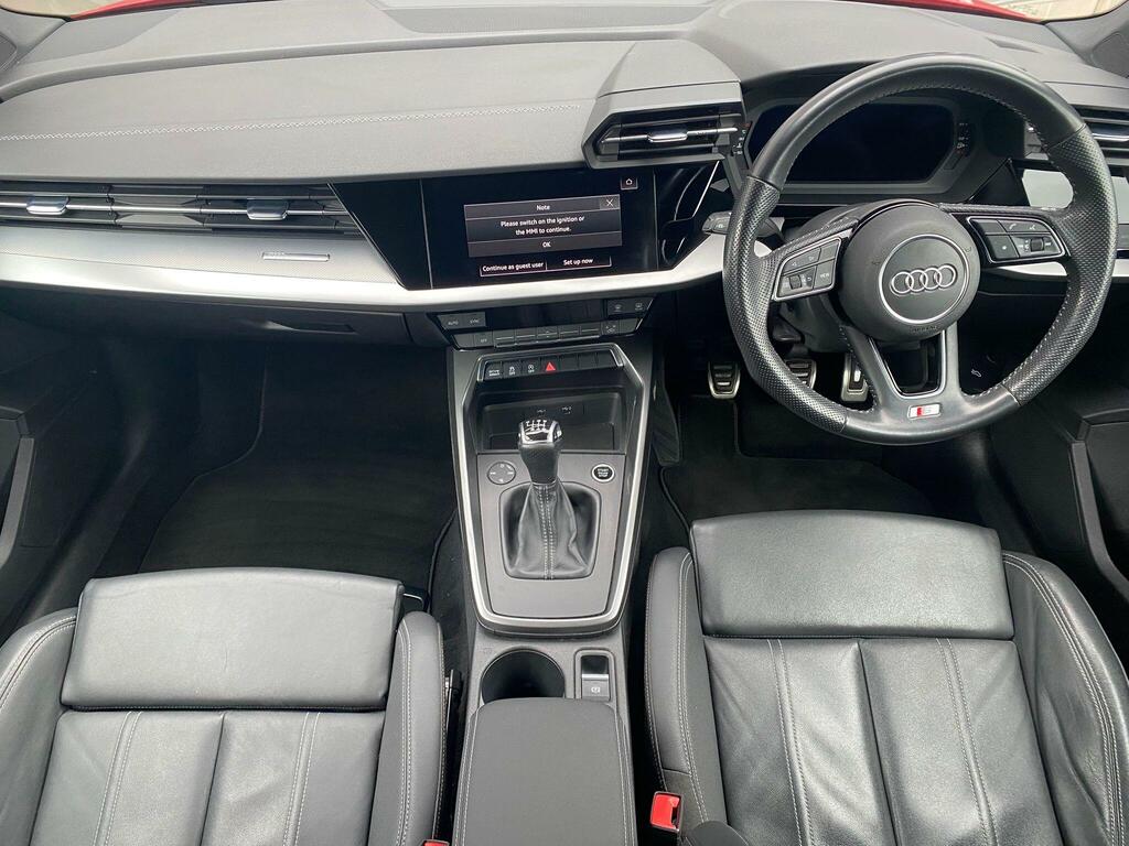 Audi A3 1.0 Tfsi 30 S Line Euro 6 Ss ST70YNO Red #4