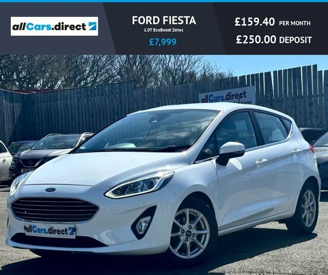 Ford Fiesta 1.0T Ecoboost Zetec White