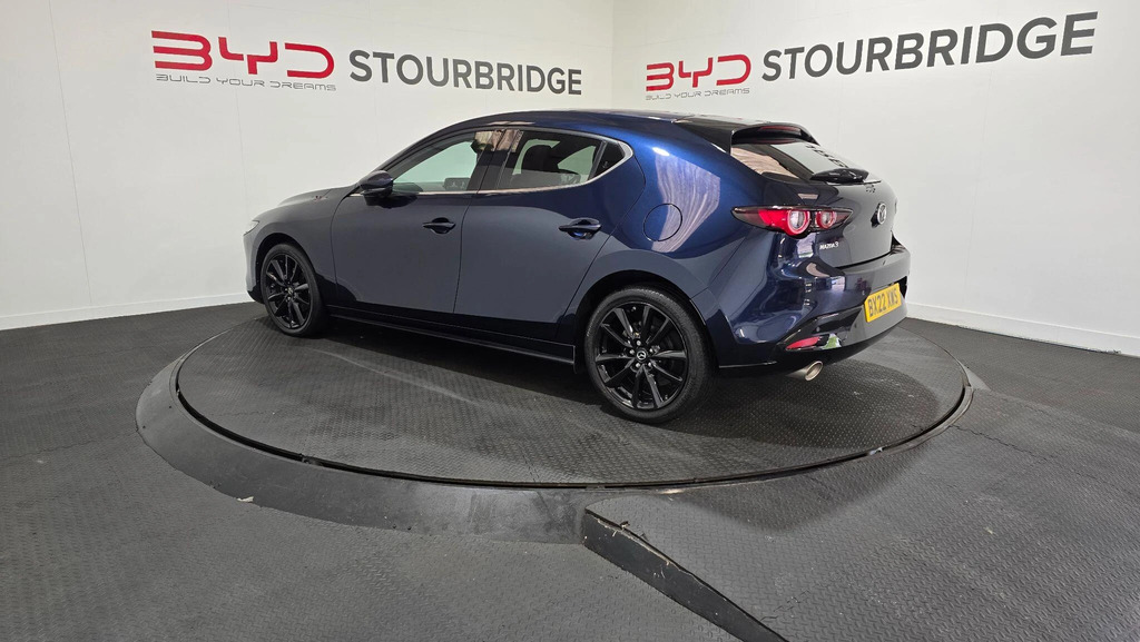 Mazda 3 2.0 E-skyactiv-x Mhev Gt Sport Tech Euro 6 Ss 5 BX22XWS Blue #4
