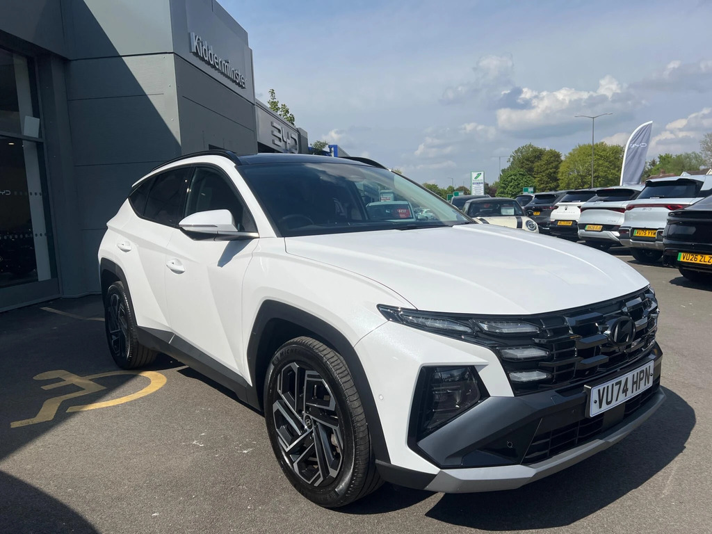 Hyundai Tucson 1.6 T-gdi Ultimate Euro 6 Ss VU74HPN White #4