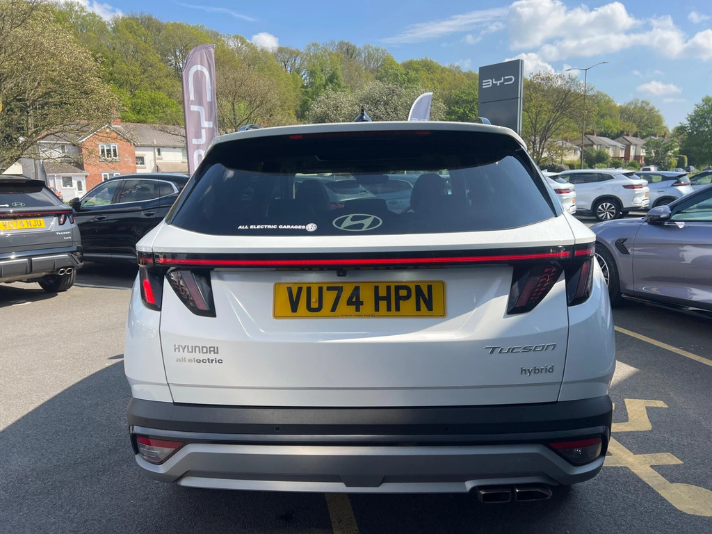 Hyundai Tucson 1.6 T-gdi Ultimate Euro 6 Ss VU74HPN White #5