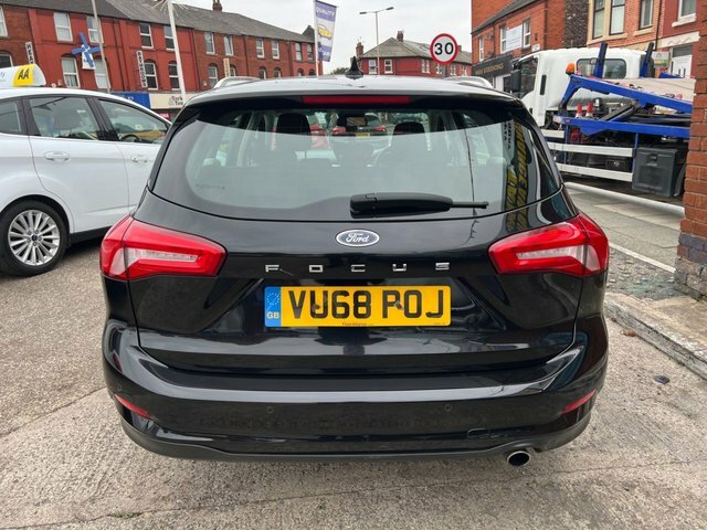 Ford Focus 1.5 Ecoblue Zetec Estate Euro 6 VU68POJ Black #4