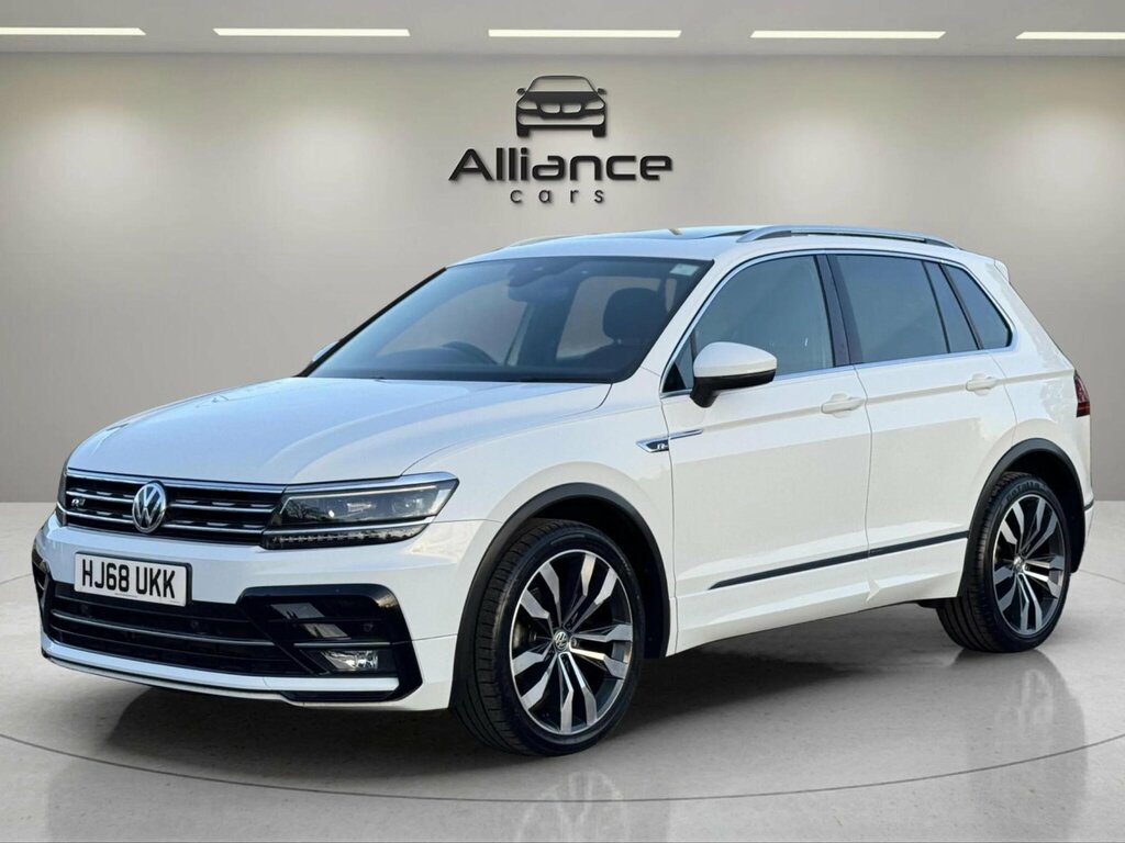 Volkswagen Tiguan 2.0 Tdi R-line Dsg 4Motion Euro 6 Ss HJ68UKK White #6