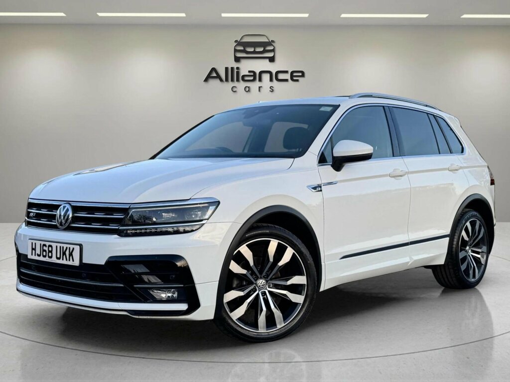 Volkswagen Tiguan 2.0 Tdi R-line Dsg 4Motion Euro 6 Ss White