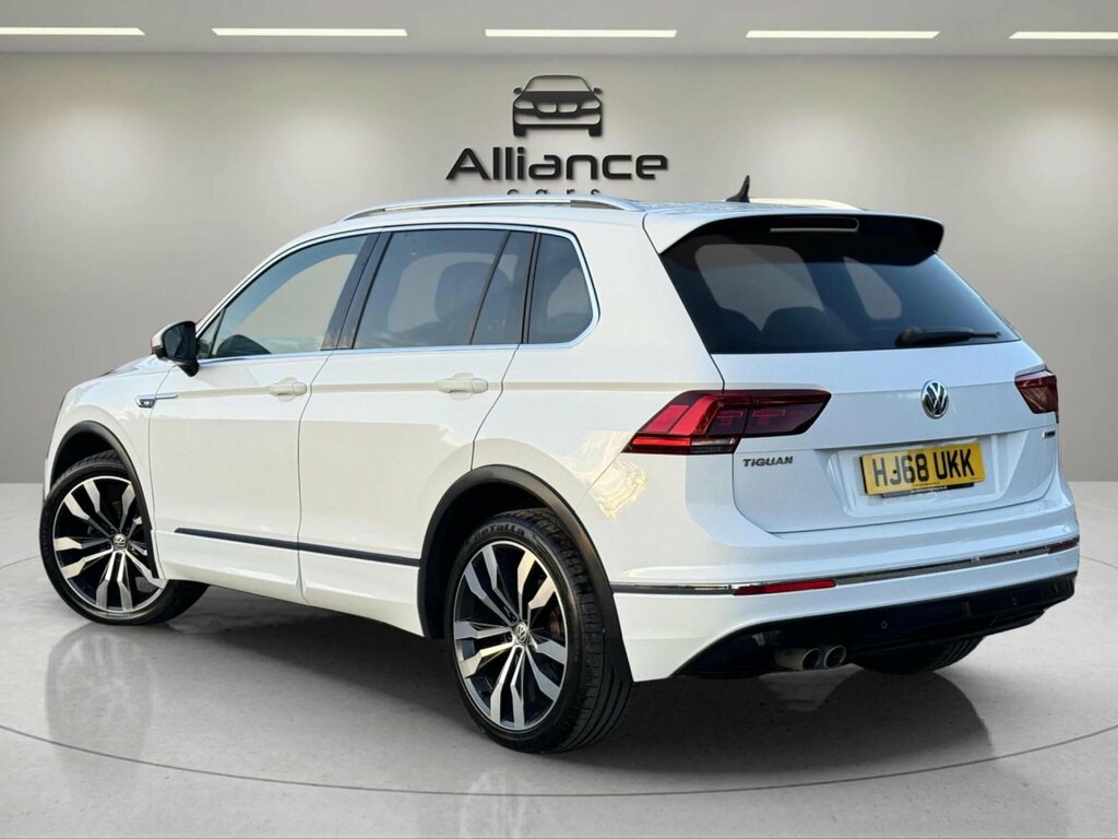 Volkswagen Tiguan 2.0 Tdi R-line Dsg 4Motion Euro 6 Ss HJ68UKK White #3