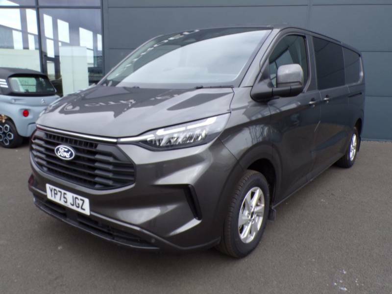 Ford Transit Custom 2.0 Ecoblue 150Ps H1 Double Cab Van Limited - 2025 YP75JGZ Grey #4