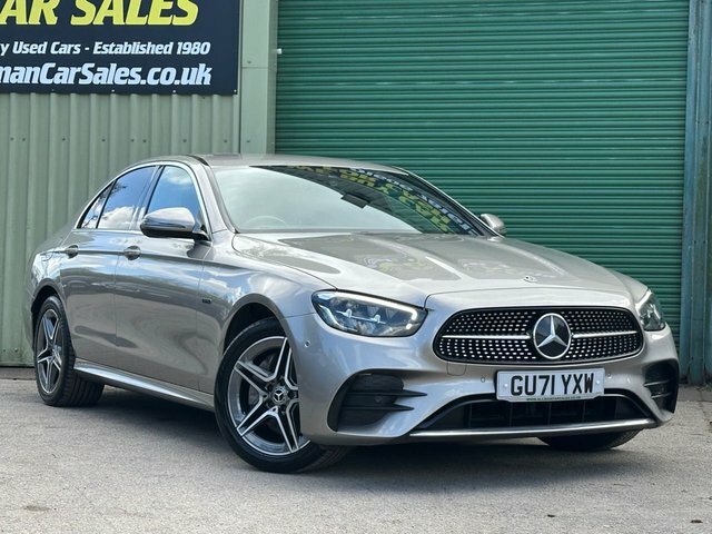 Mercedes-Benz E Class 2.0 E300de 13.5Kwh Amg Line Edition Saloon Die Silver