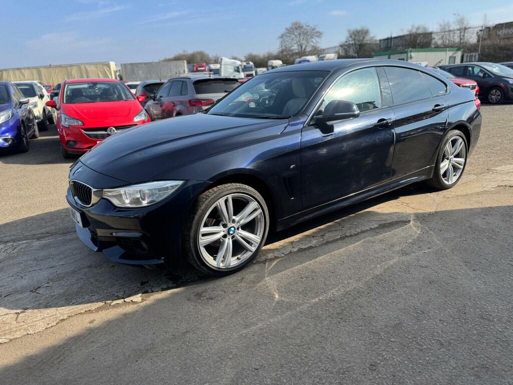 BMW 4 Series Gran Coupe Hatchback 2.0 420D M Sport Xdrive Euro 6 Ss YJ15WKL Black #3