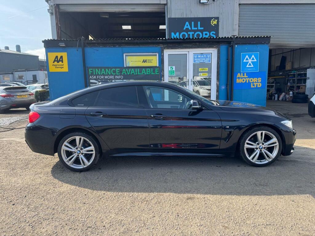 BMW 4 Series Gran Coupe Hatchback 2.0 420D M Sport Xdrive Euro 6 Ss YJ15WKL Black #5