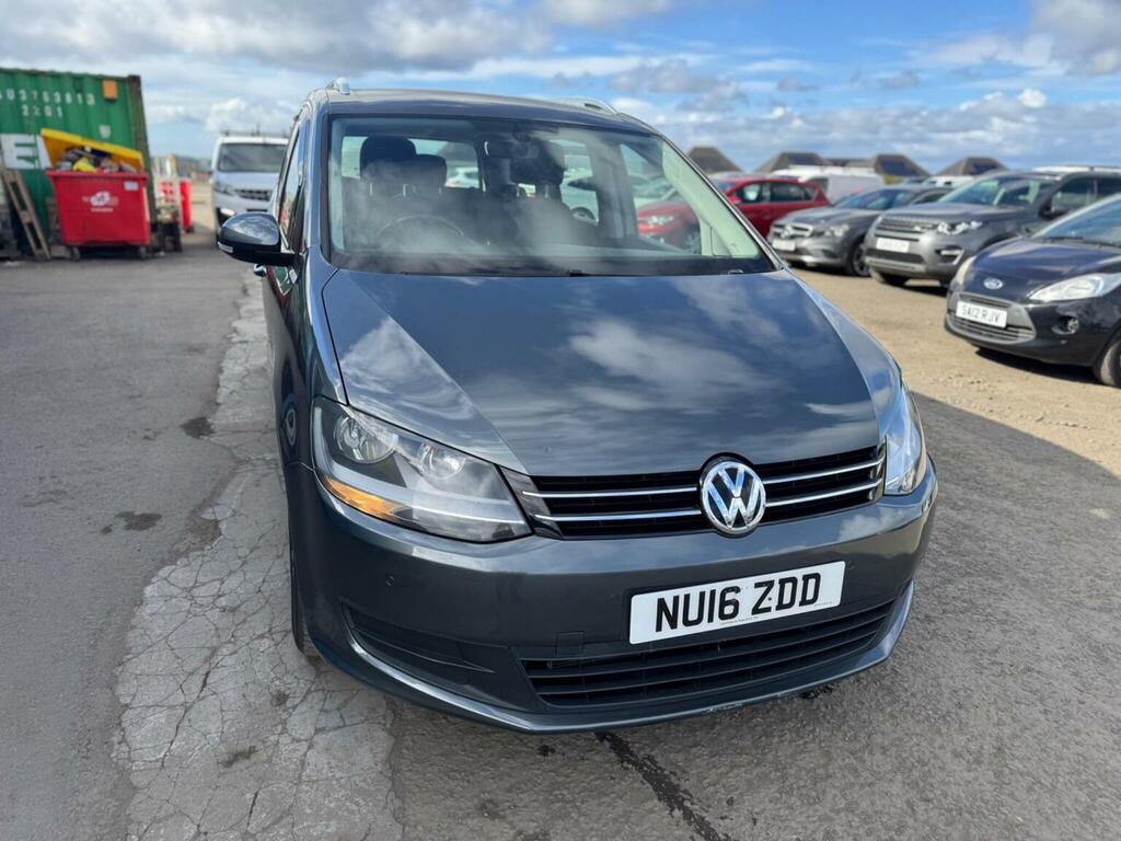 Volkswagen Sharan Mpv 2.0 Tdi Bluemotion Tech Se Nav Dsg Euro 6 Ss NU16ZDD Grey #2