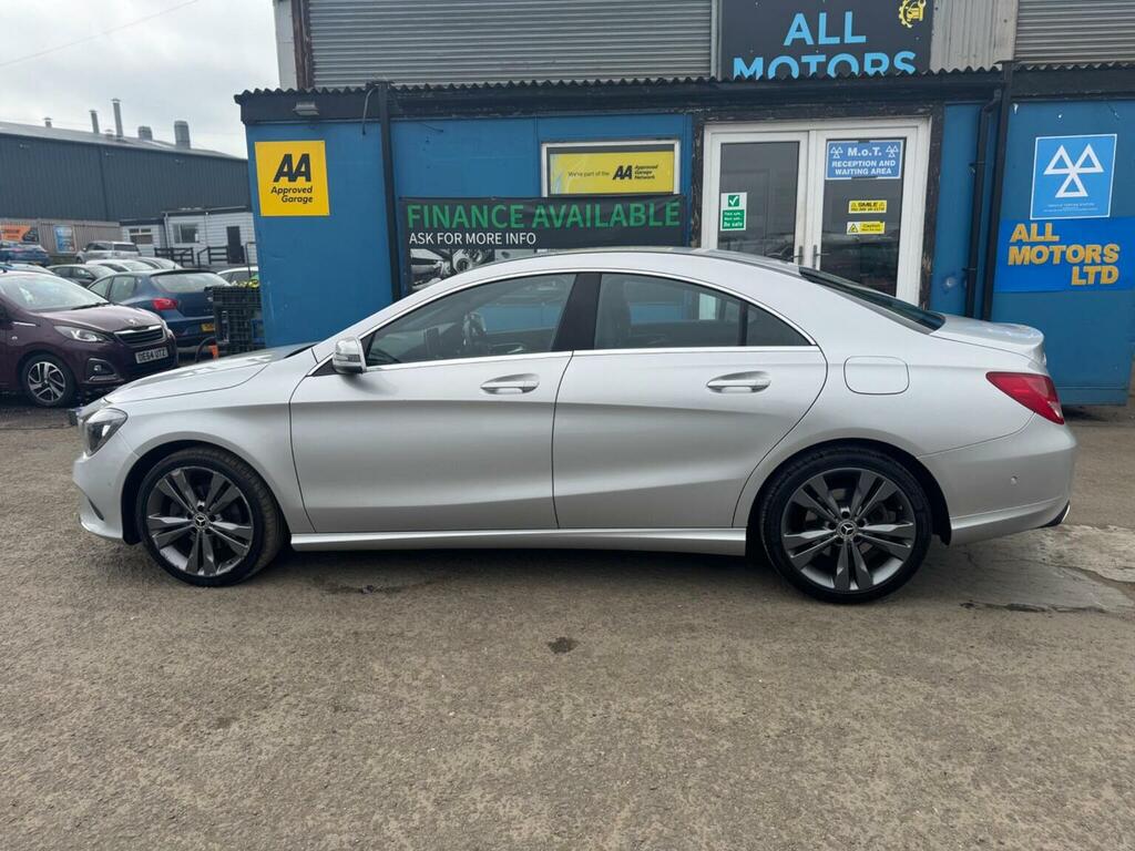 Mercedes-Benz CLA Class Saloon 2.1 Cla220d Sport Coupe 7G-dct Euro 6 Ss CK68EBC Silver #5