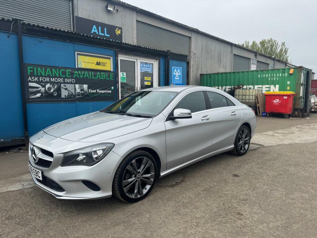 Mercedes-Benz CLA Class Saloon 2.1 Cla220d Sport Coupe 7G-dct Euro 6 Ss CK68EBC Silver #2
