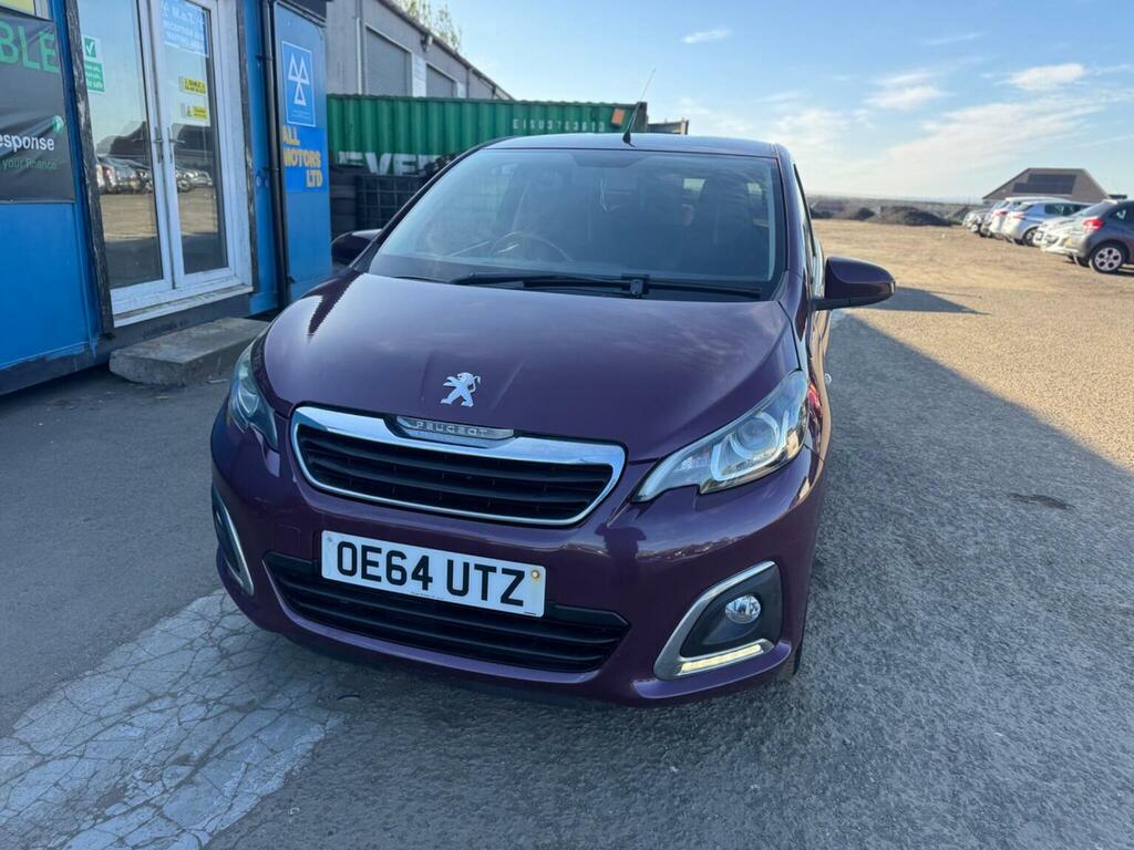 Peugeot 108 Hatchback 1.2 Vti Puretech Allure Euro 5 2015 OE64UTZ Purple #2