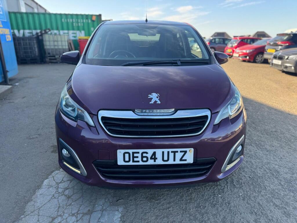 Peugeot 108 Hatchback 1.2 Vti Puretech Allure Euro 5 2015 OE64UTZ Purple #6