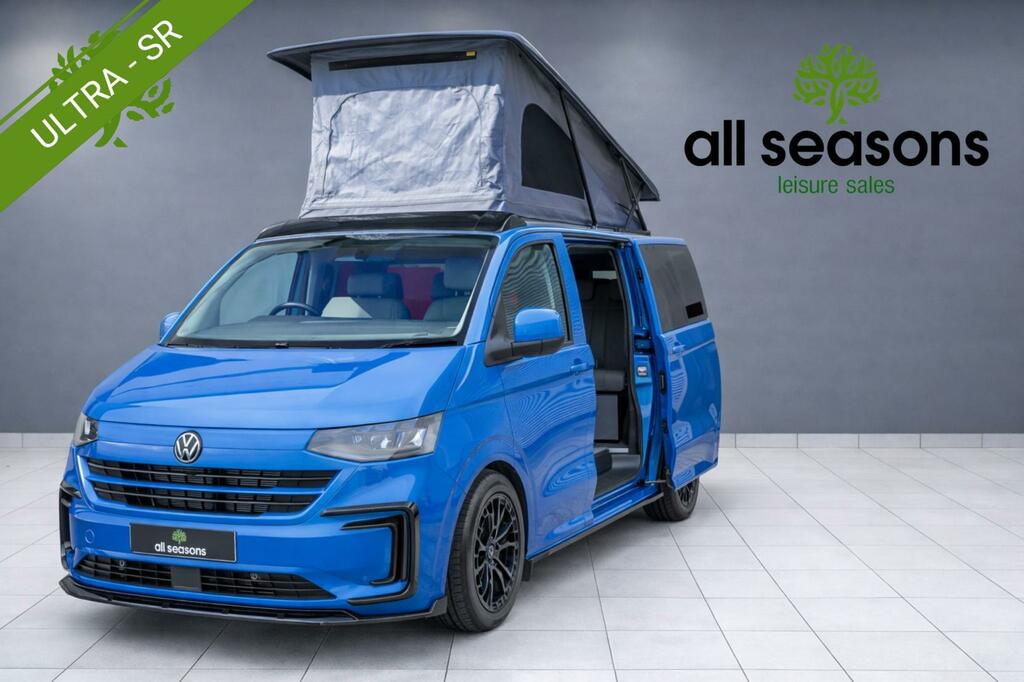 Volkswagen Campervan Swb Dsg Campervan With Tailgate, Led Lights, Rever Blue