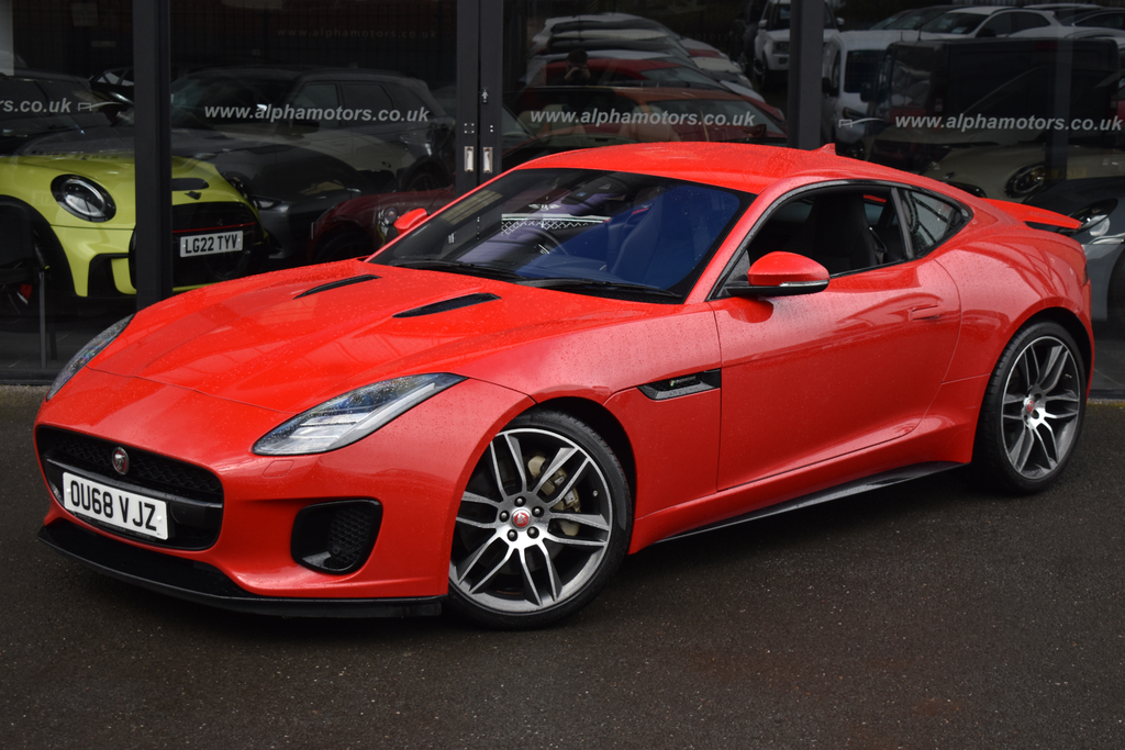 Jaguar F-Type 2.0I Gpf R-dynamic Coupe Euro 6 S OU68VJZ Red #4