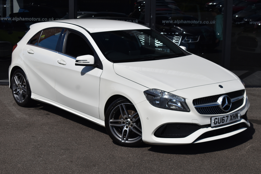 Mercedes-Benz A Class 1.6 Amg Line Executive Hatchback Manu White