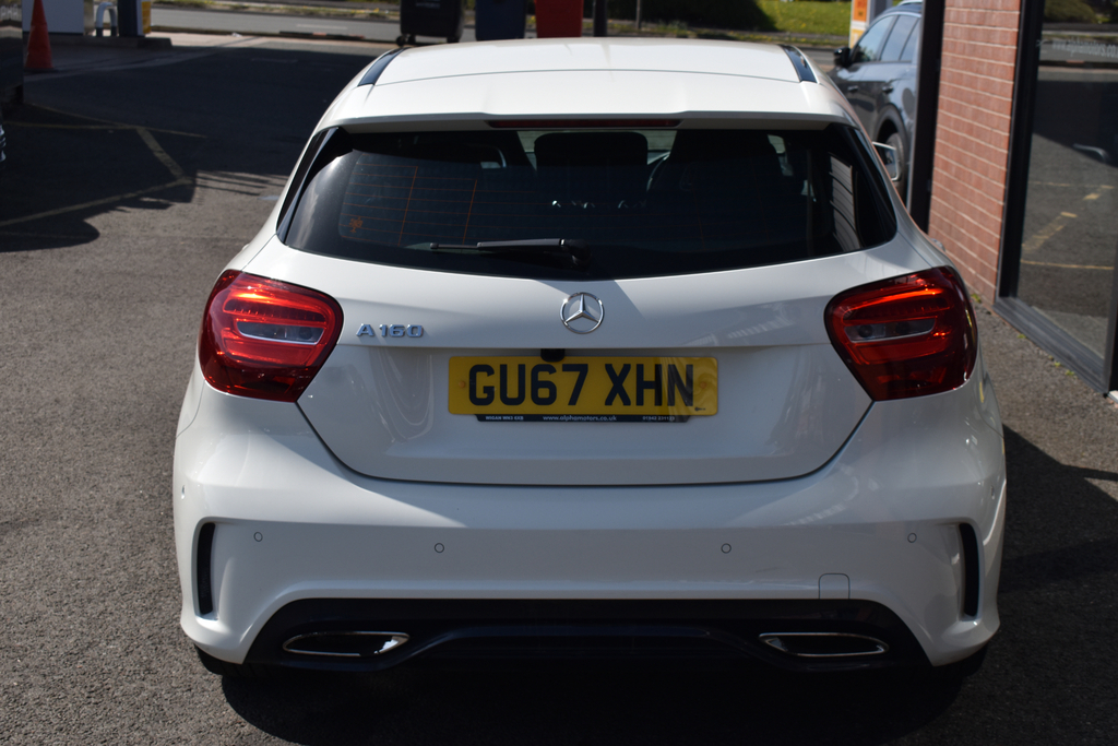 Mercedes-Benz A Class 1.6 Amg Line Executive Hatchback Manu GU67XHN White #6