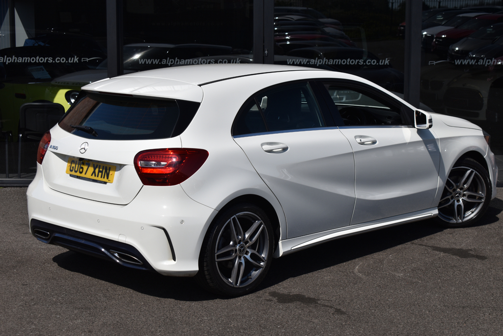 Mercedes-Benz A Class 1.6 Amg Line Executive Hatchback Manu GU67XHN White #5