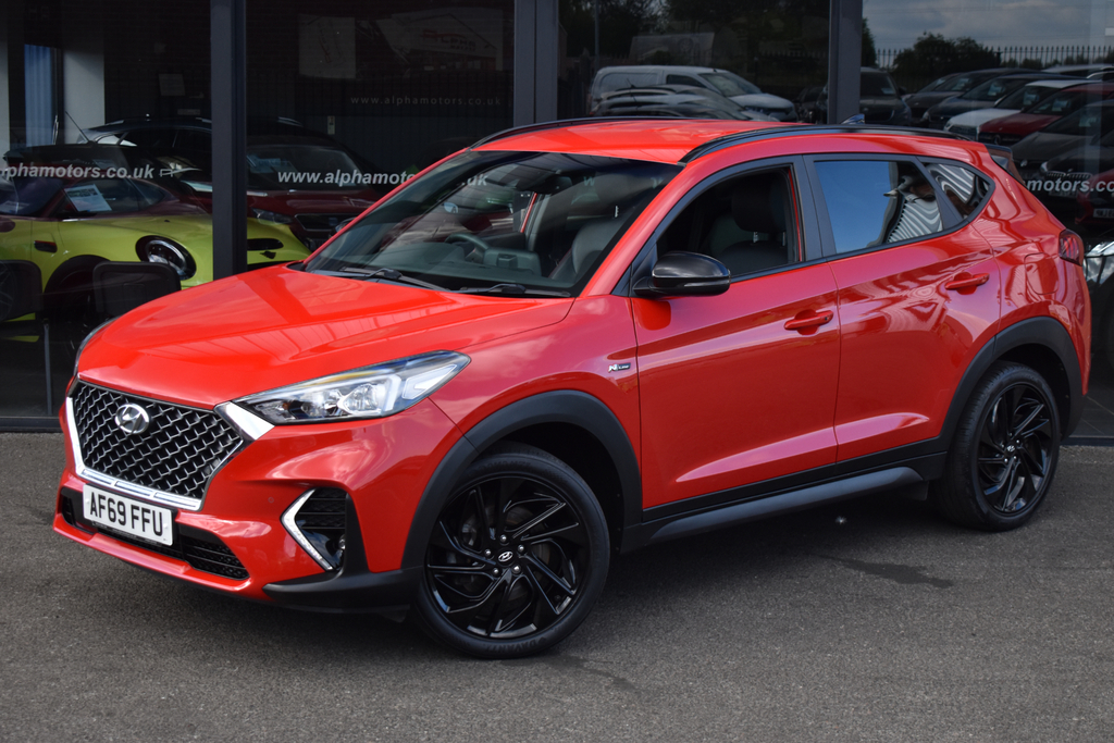 Hyundai Tucson 1.6 T-gdi N Line Suv Euro 6 Ss AF69FFU Red #4