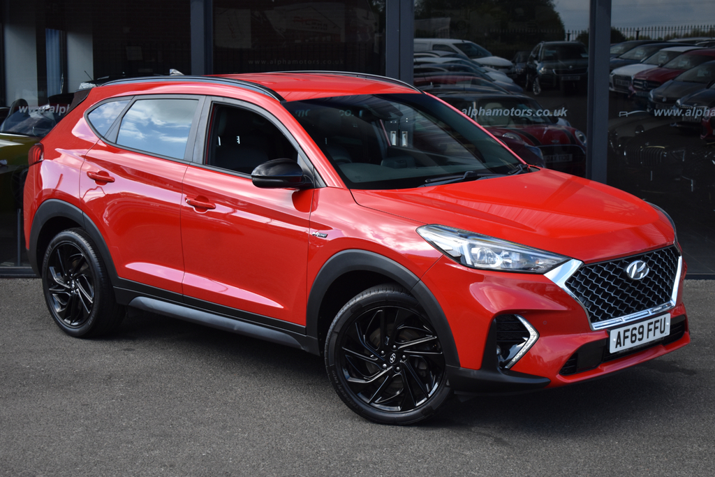 Hyundai Tucson 1.6 T-gdi N Line Suv Euro 6 Ss Red