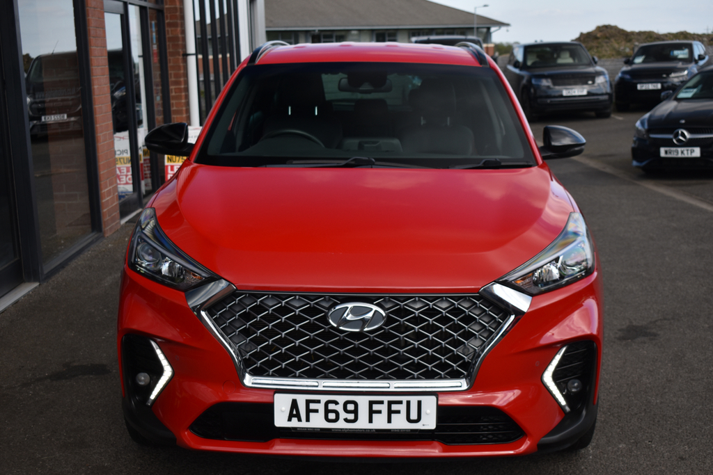 Hyundai Tucson 1.6 T-gdi N Line Suv Euro 6 Ss AF69FFU Red #3