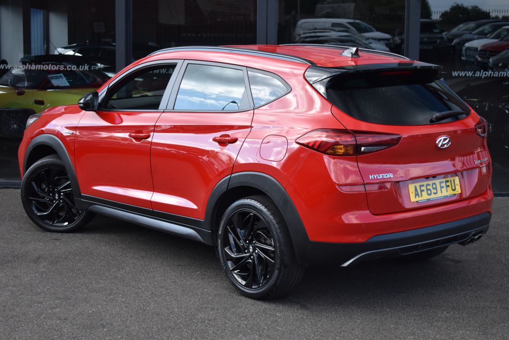 Hyundai Tucson 1.6 T-gdi N Line Suv Euro 6 Ss AF69FFU Red #2