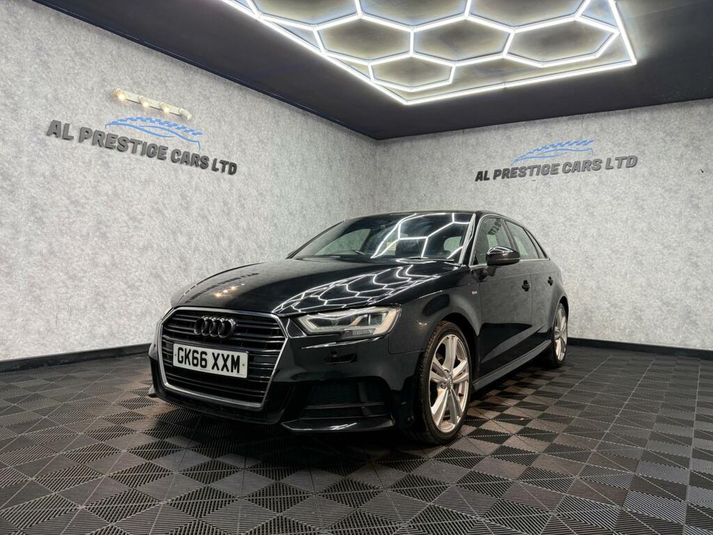 Audi A3 2.0 Tdi S Line Sportback S Tronic 6Spd Euro 6 Black