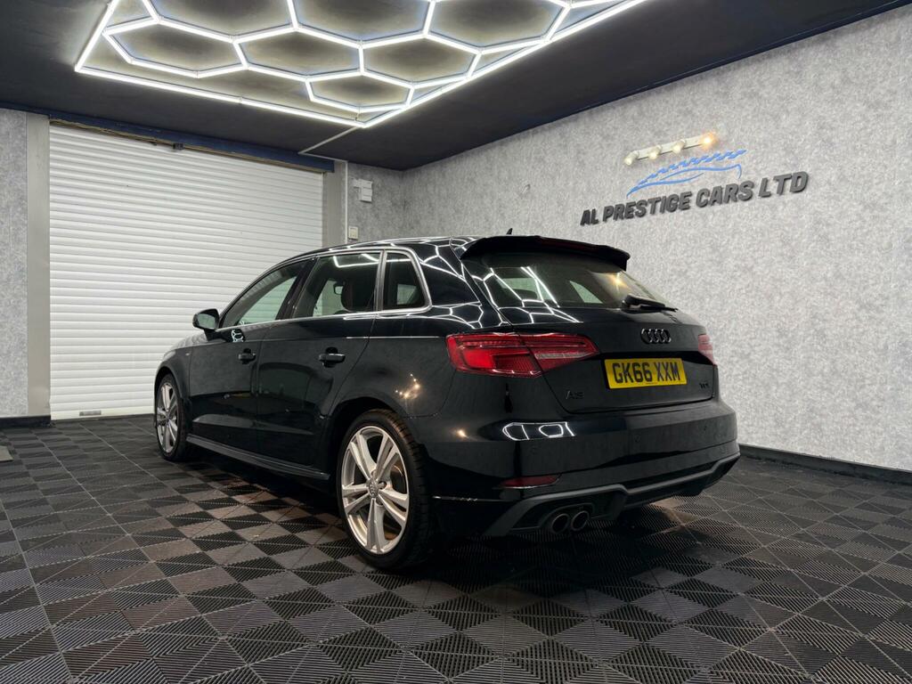 Audi A3 2.0 Tdi S Line Sportback S Tronic 6Spd Euro 6 GK66XXM Black #6