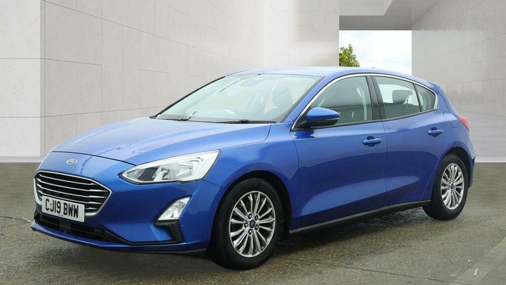 Ford Focus 1.0T Ecoboost Titanium Euro 6 Ss CJ19BWW Blue #4