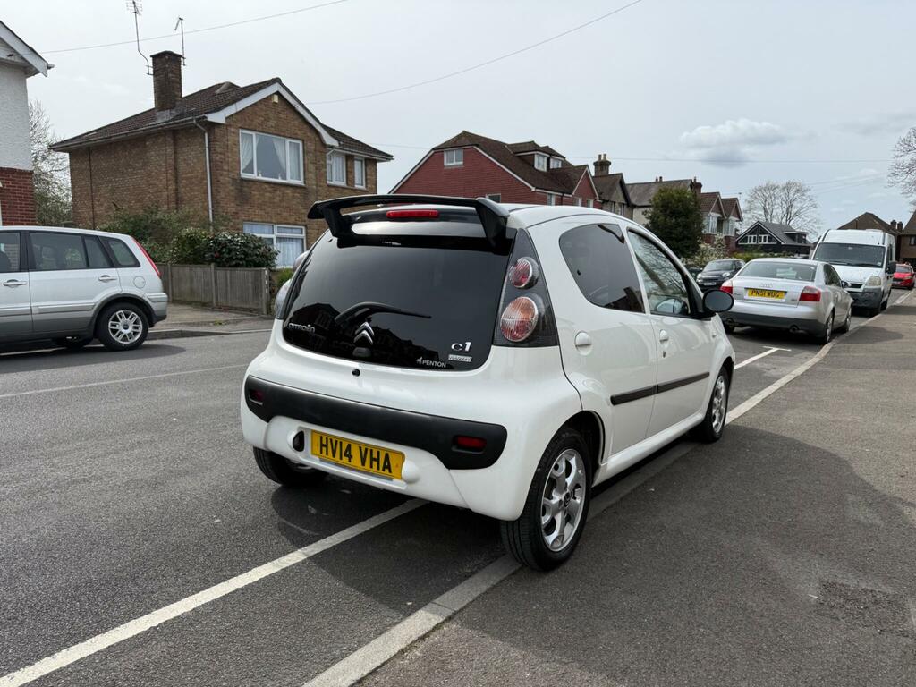 Citroen C1 1.0I Platinum Euro 5 HV14VHA White #4