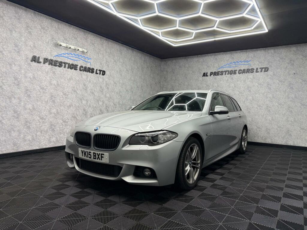 BMW 5 Series 2.0 520D M Sport Touring Euro 6 Ss Silver